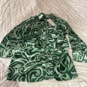 Violet Brand ruched shirt dress